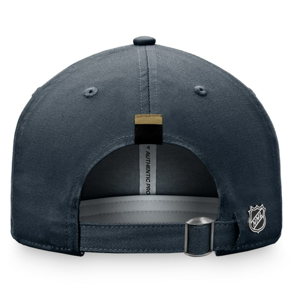 Vegas Golden Knights Fanatics Women's Authentic Pro Rink Adjustable Hat - Charcoal - NHL