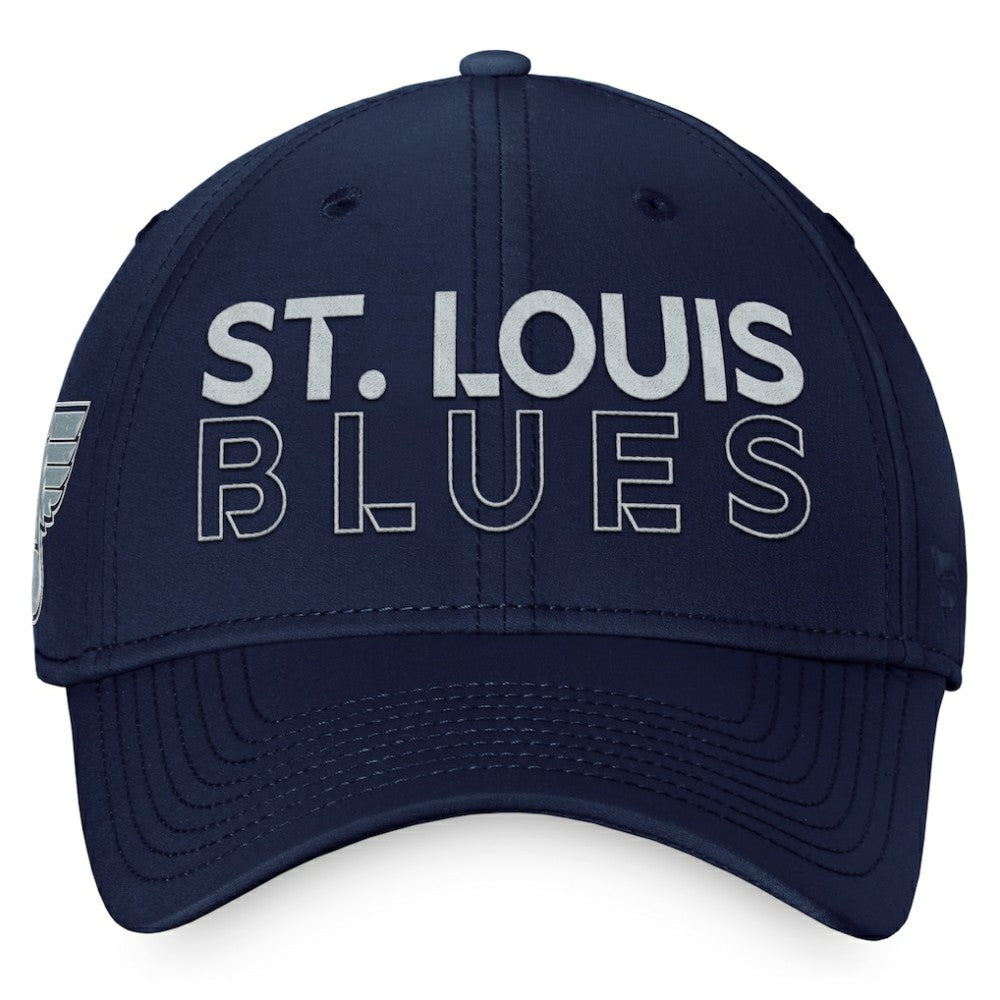 St. Louis Blues Fanatics Authentic Pro Road Flex Hat – Navy - NHL