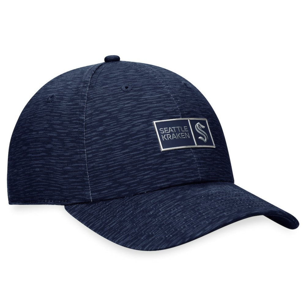 Seattle Kraken Fanatics Authentic Pro Road Adjustable Hat - Deep Sea Blue - NHL