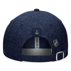 Seattle Kraken Fanatics Authentic Pro Road Adjustable Hat - Deep Sea Blue - NHL