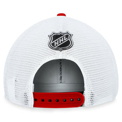 Chicago Blackhawks Fanatics Authentic Pro Rink Trucker Adjustable Hat - Black - NHL