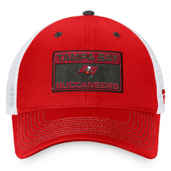 Tampa Bay Buccaneers Fundamentals Trucker Adjustable Hat Red/White | Fanatics