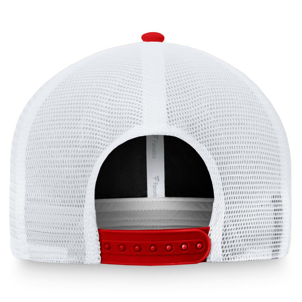 Atlanta Falcons Fundamentals Two-Tone Trucker Adjustable Hat Black/White | Fanatics