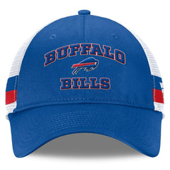 Buffalo Bills Fundamentals Side Stripe Trucker Adjustable Hat Royal/White | Fanatics