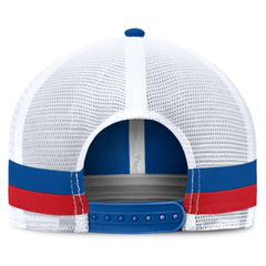 Buffalo Bills Fundamentals Side Stripe Trucker Adjustable Hat Royal/White | Fanatics