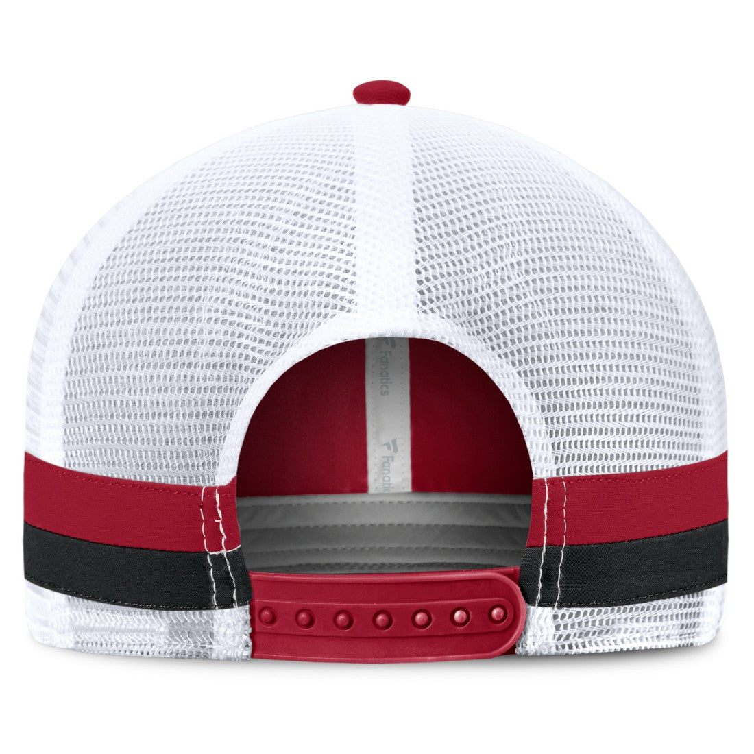 Tampa Bay Buccaneers Fundamentals Side Stripe Trucker Adjustable Hat Red/White | Fanatics