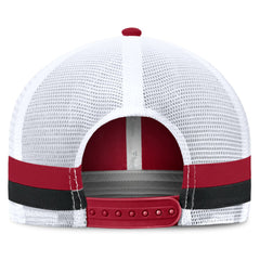 Tampa Bay Buccaneers Fundamentals Side Stripe Trucker Adjustable Hat Red/White | Fanatics
