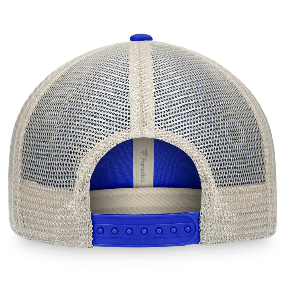 Los Angeles Rams Heritage Trucker Adjustable Hat Royal/Natural | Fanatics