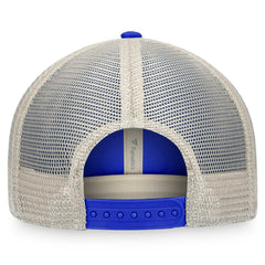 Los Angeles Rams Heritage Trucker Adjustable Hat Royal/Natural | Fanatics