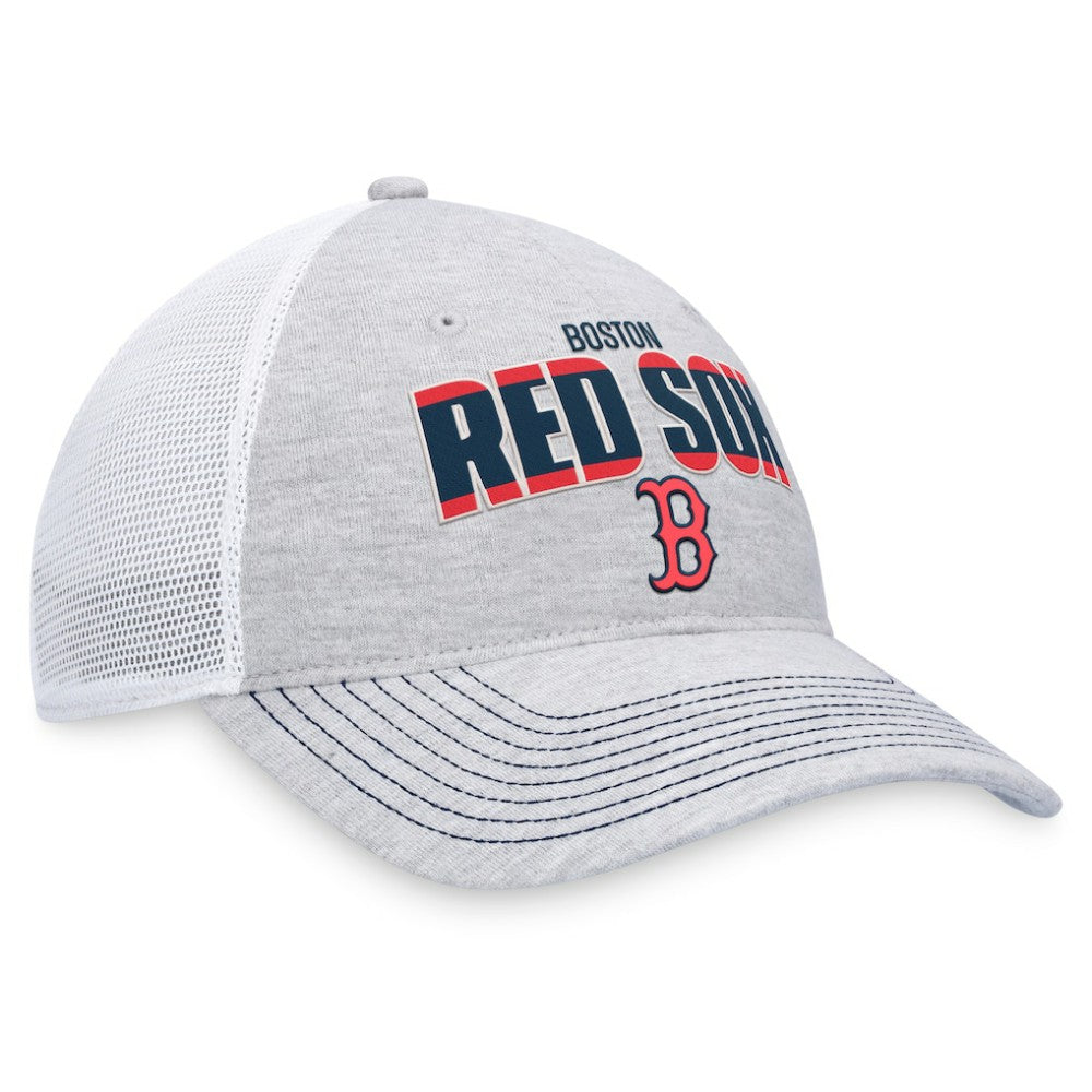 Boston Red Sox Fanatics Logo Trucker Adjustable Hat - MLB