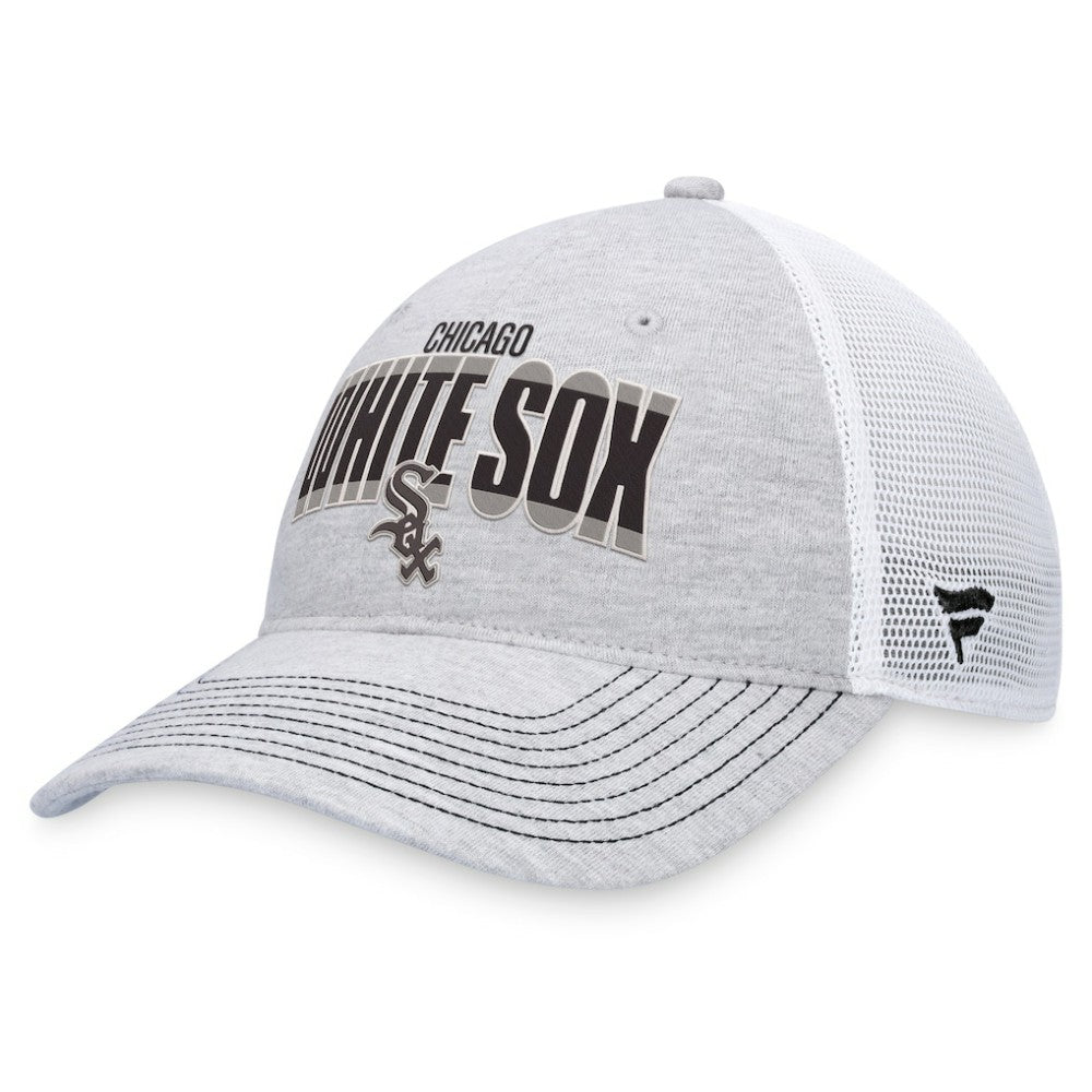 Chicago White Sox Fanatics Logo Trucker Adjustable Hat - MLB