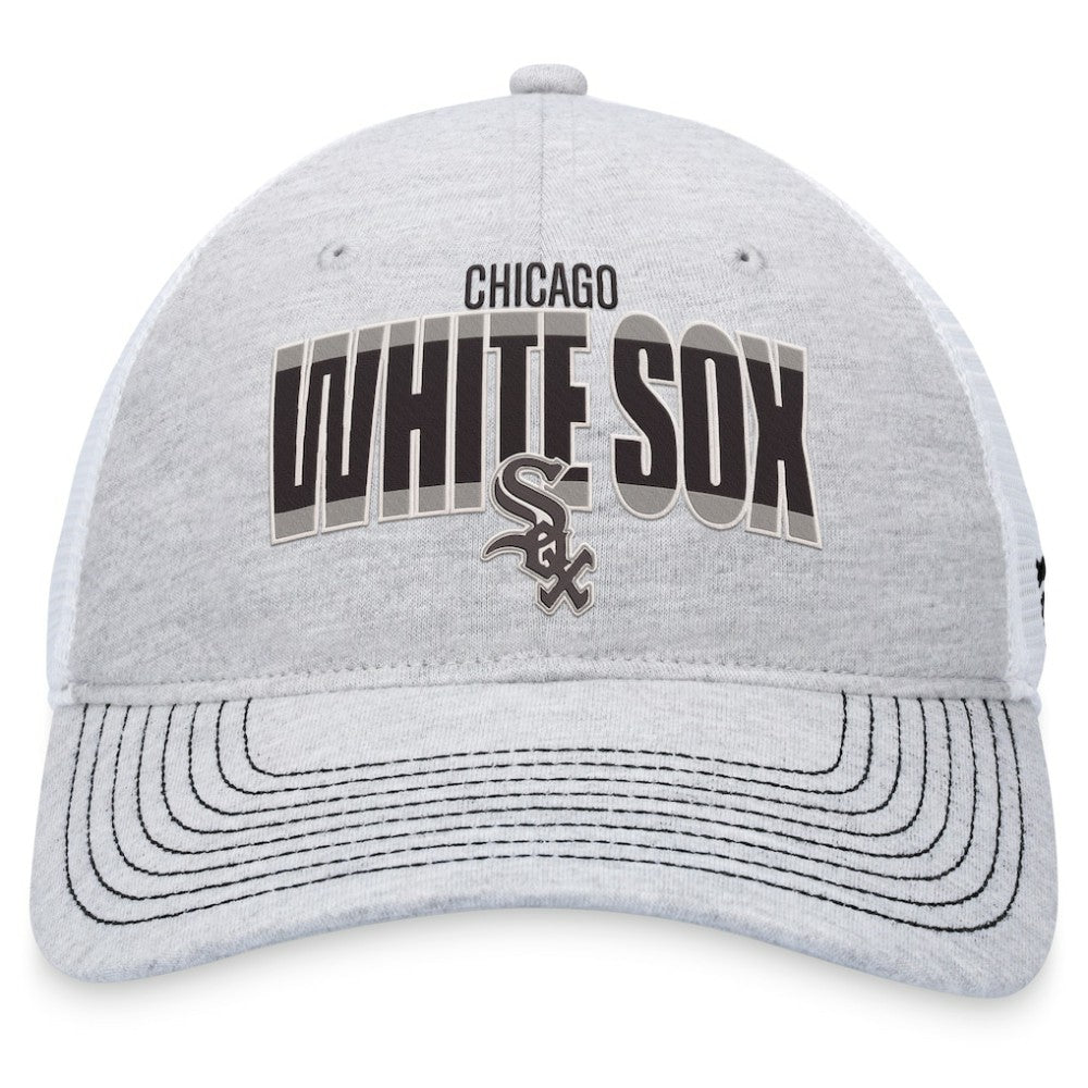 Chicago White Sox Fanatics Logo Trucker Adjustable Hat - MLB