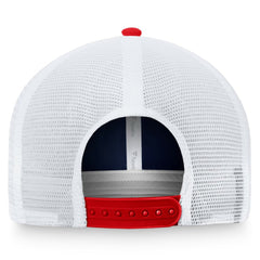 Boston Red Sox Fanatics Two-Tone Patch Trucker Adjustable Hat - MLB