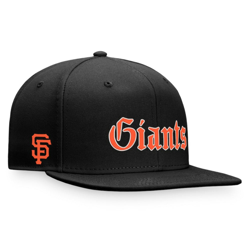 San Francisco Giants Fanatics Gothic Script Fitted Hat - MLB