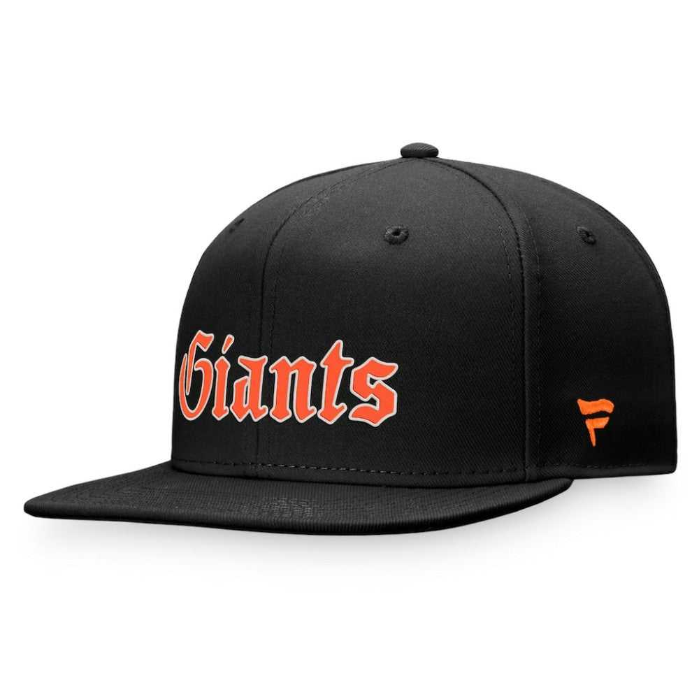 San Francisco Giants Fanatics Gothic Script Fitted Hat - MLB