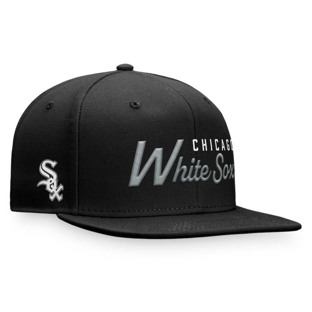 Chicago White Sox Fanatics Script Snapback Hat - MLB