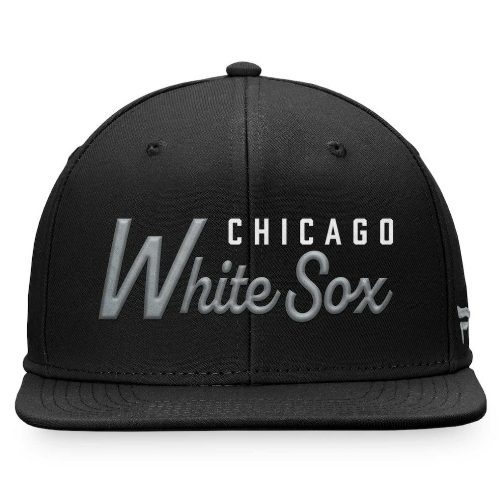 Chicago White Sox Fanatics Script Snapback Hat - MLB