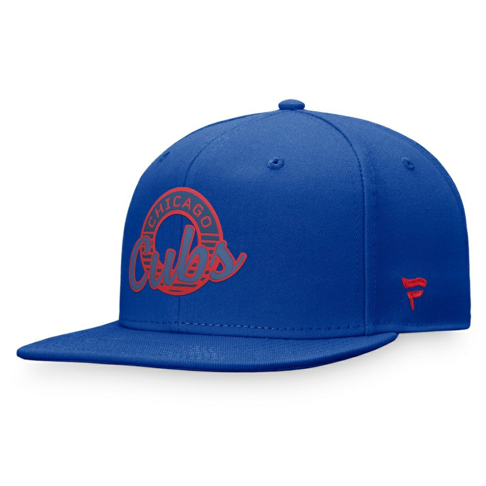Chicago Cubs Fanatics Circle Script Snapback Hat - MLB