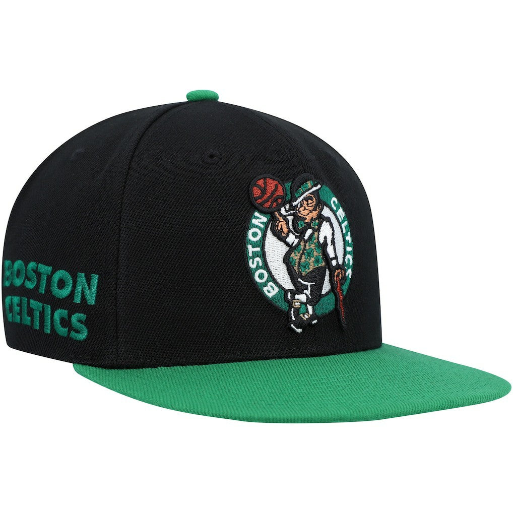 Boston Celtics Side Core 2.0 Snapback Hat Black/Green - NBA