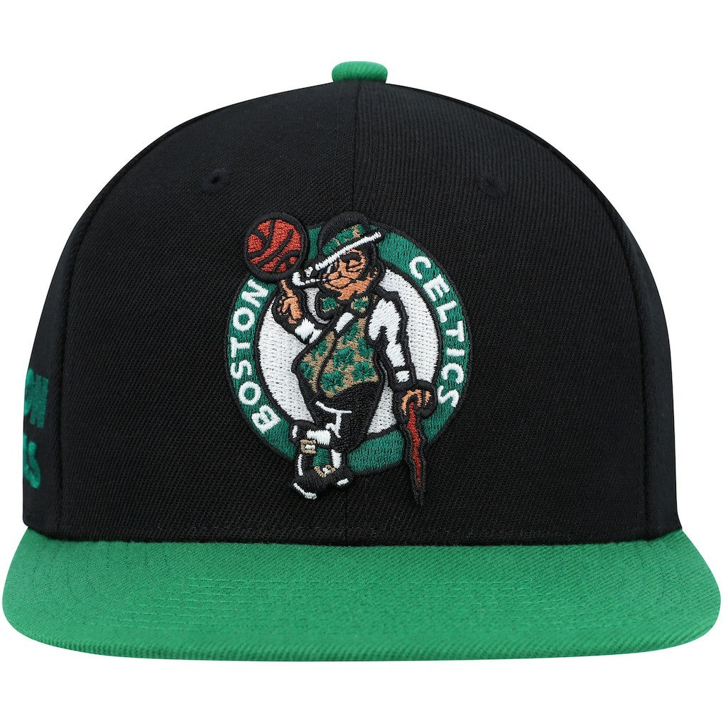Boston Celtics Side Core 2.0 Snapback Hat Black/Green - NBA
