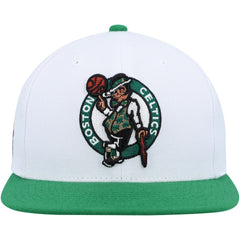 Boston Celtics Side Core 2.0 Snapback Hat White/Green - NBA