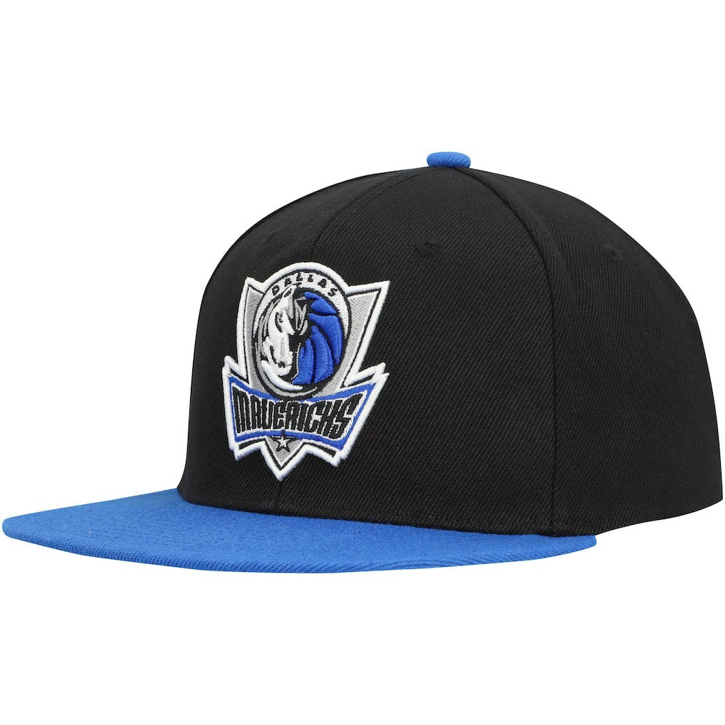 Dallas Mavericks Side Core 2.0 Snapback Hat Black/Royal - NBA