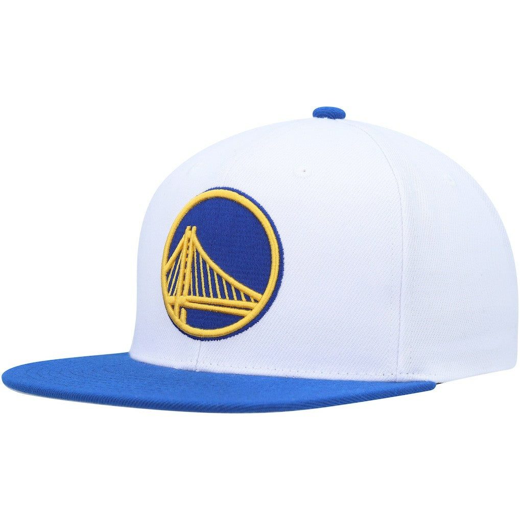 Golden State Warriors Side Core 2.0 Snapback Hat White/Royal - NBA