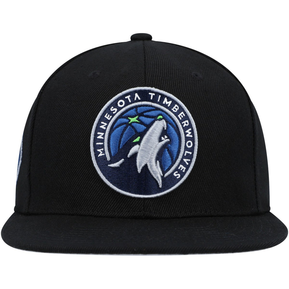 Minnesota Timberwolves Side Core 2.0 Snapback Hat Black - NBA