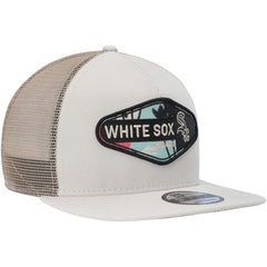 Chicago White Sox New Era Retro Beachin' Patch A-Frame Trucker 9FIFTY Snapback Hat - MLB