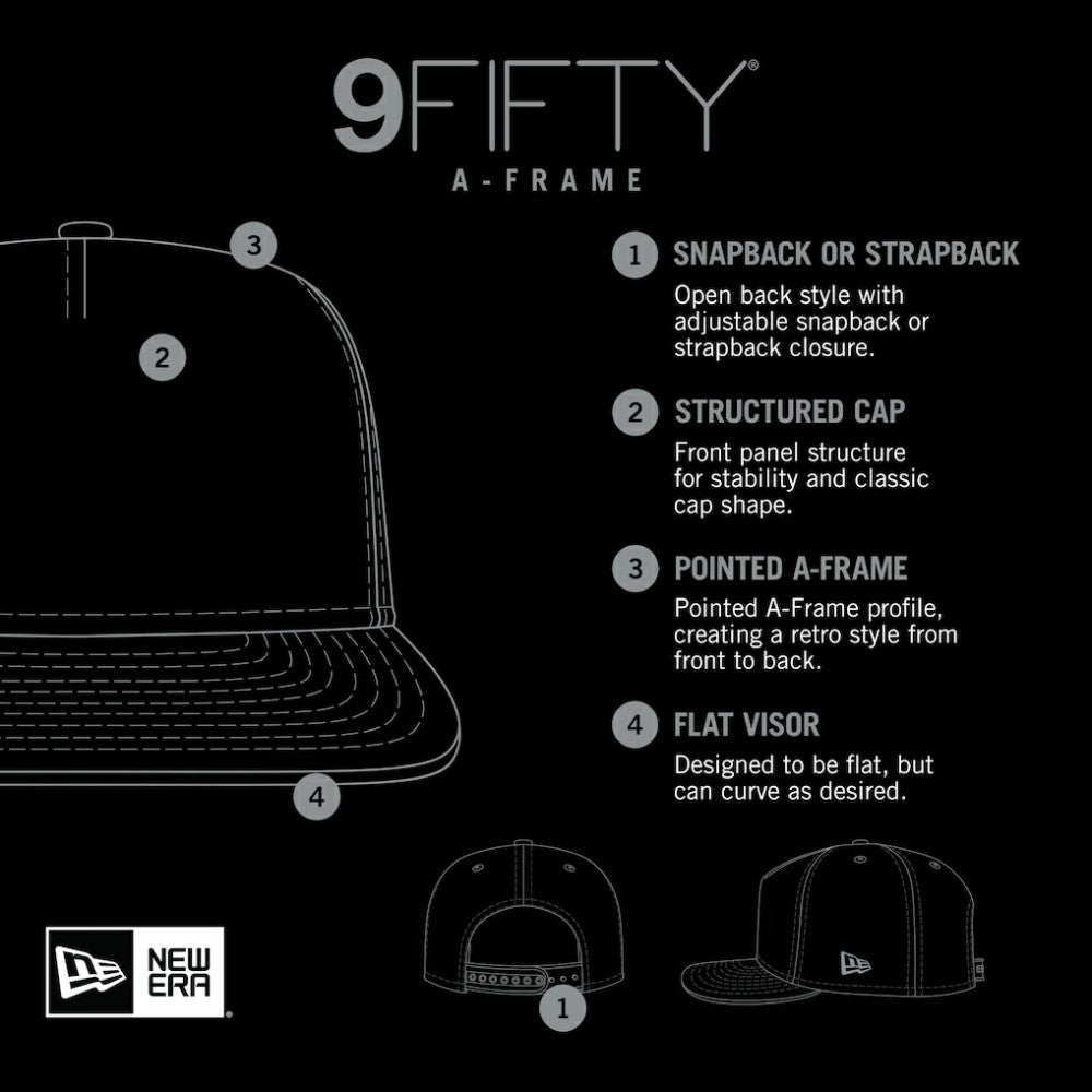 New York Yankees New Era Retro Beachin' Patch A-Frame Trucker 9FIFTY Snapback Hat - MLB