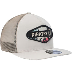 Pittsburgh Pirates New Era Retro Beachin' Patch A-Frame Trucker 9FIFTY Snapback Hat - MLB