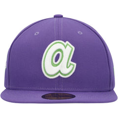 Atlanta Braves New Era Lime Side Patch 59FIFTY Fitted Hat - MLB