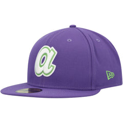 Atlanta Braves New Era Lime Side Patch 59FIFTY Fitted Hat - MLB