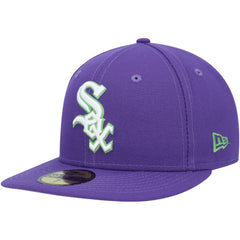 Chicago White Sox New Era Lime Side Patch 59FIFTY Fitted Hat - MLB
