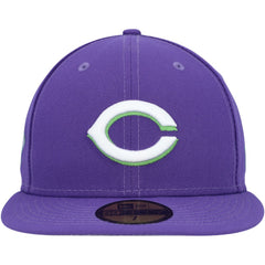 Cincinnati Reds New Era Lime Side Patch 59FIFTY Fitted Hat - MLB
