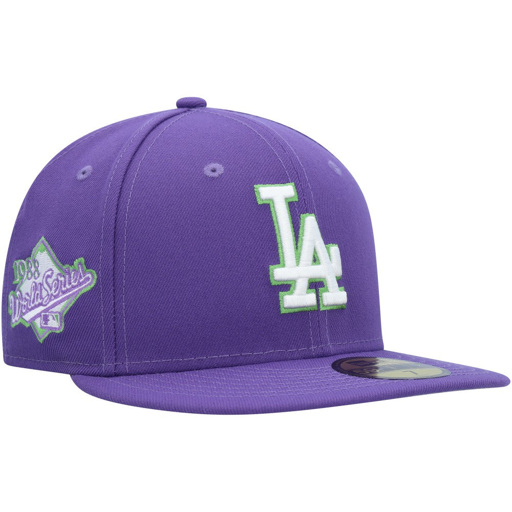 Los Angeles Dodgers New Era Lime Side Patch 59FIFTY Fitted Hat - MLB