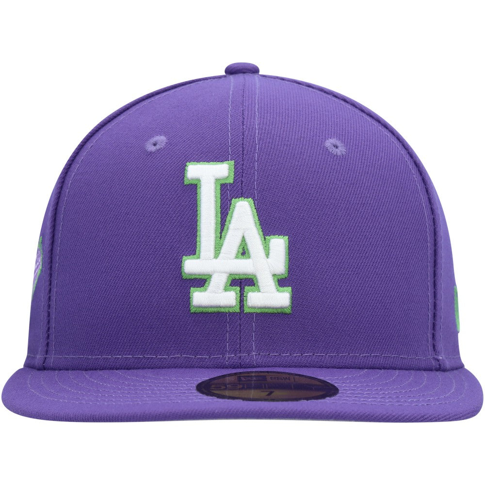 Los Angeles Dodgers New Era Lime Side Patch 59FIFTY Fitted Hat - MLB
