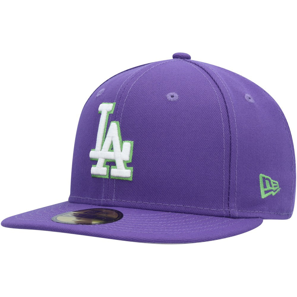 Los Angeles Dodgers New Era Lime Side Patch 59FIFTY Fitted Hat - MLB