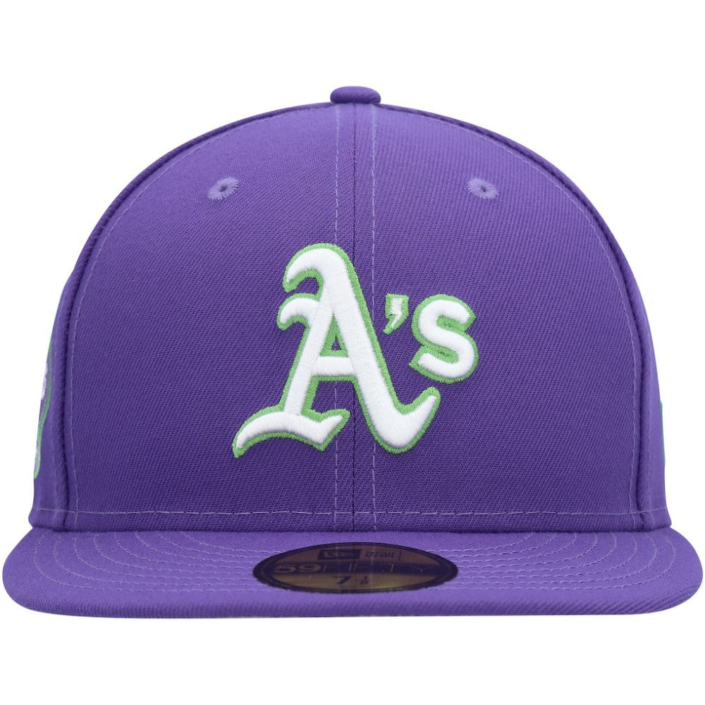 Athletics New Era Lime Side Patch 59FIFTY Fitted Hat - MLB