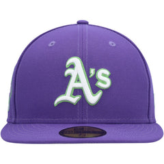 Athletics New Era Lime Side Patch 59FIFTY Fitted Hat - MLB