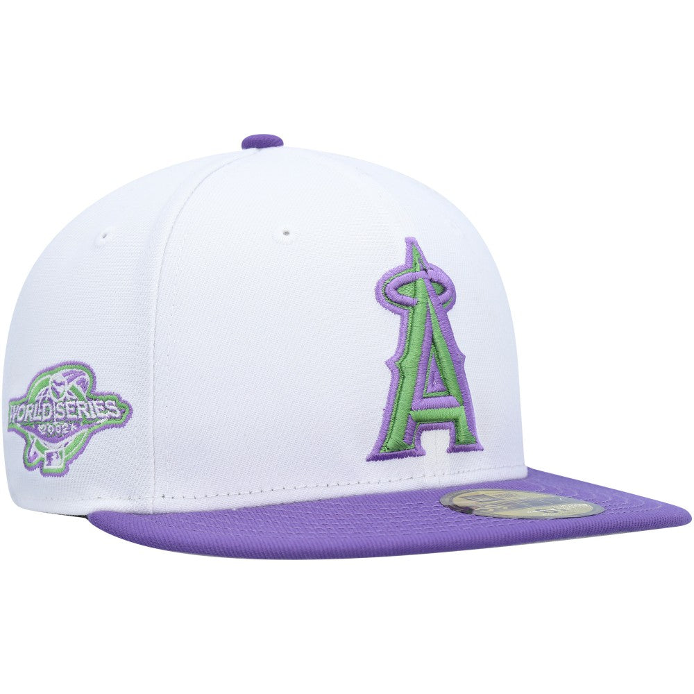 Los Angeles Angels New Era 2002 World Series Side Patch 59FIFTY Fitted Hat - MLB