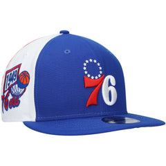 Philadelphia 76ers Pop Panels 9FIFTY Snapback Hat Royal - NBA
