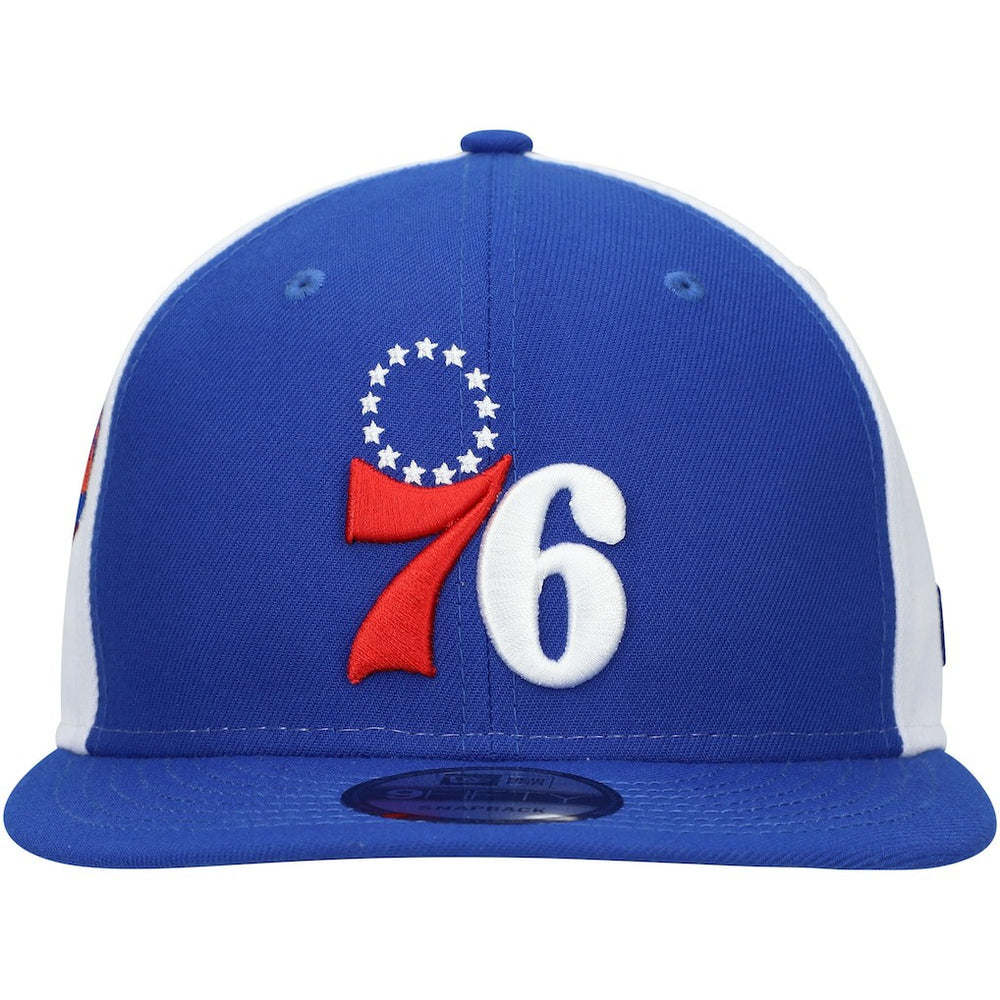 Philadelphia 76ers Pop Panels 9FIFTY Snapback Hat Royal - NBA