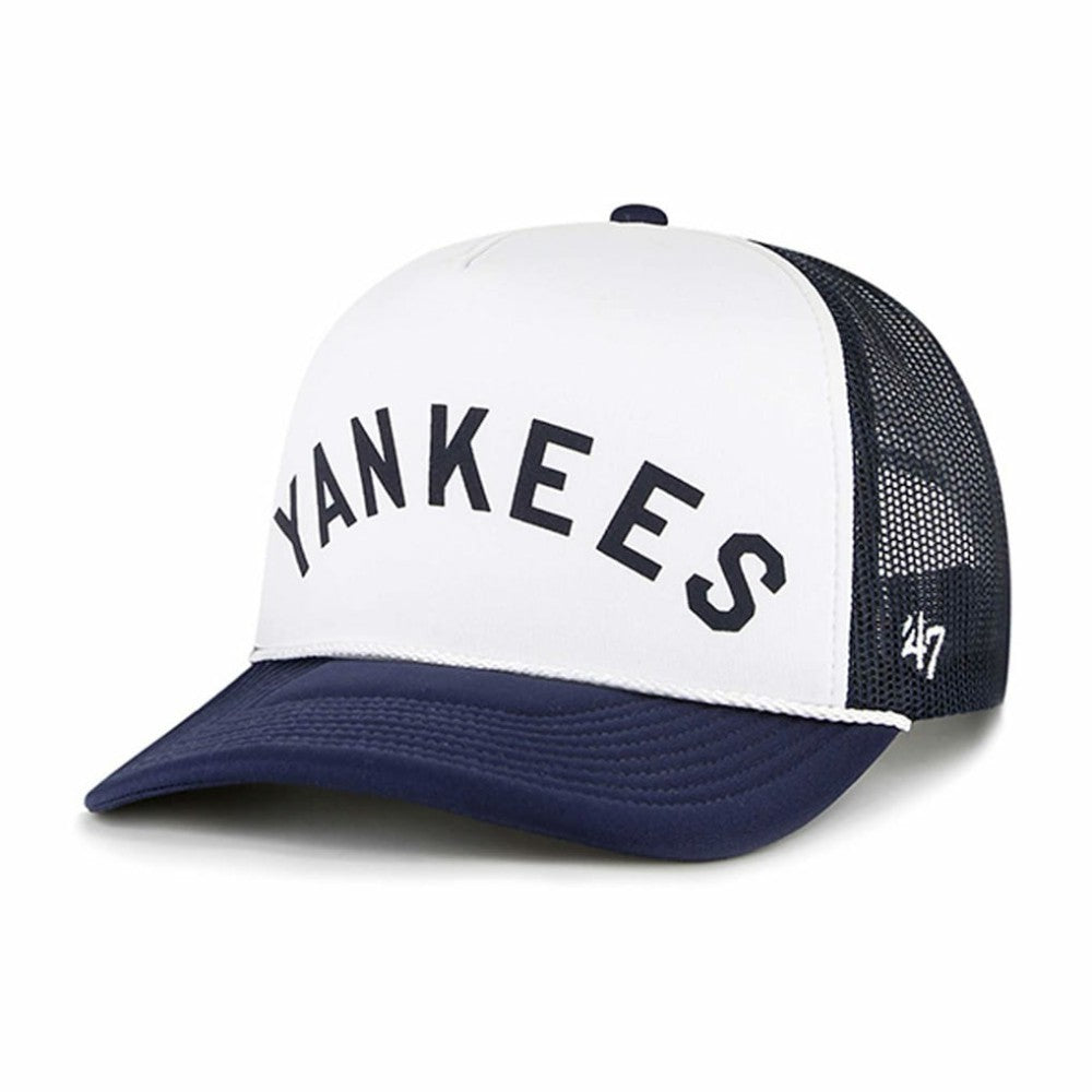 New York Yankees '47 Foam Front Script Trucker Snapback Hat - MLB