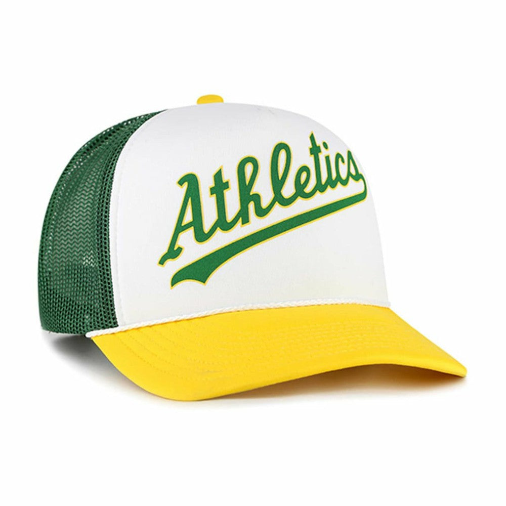Athletics '47 Foam Front Script Trucker Snapback Hat - MLB