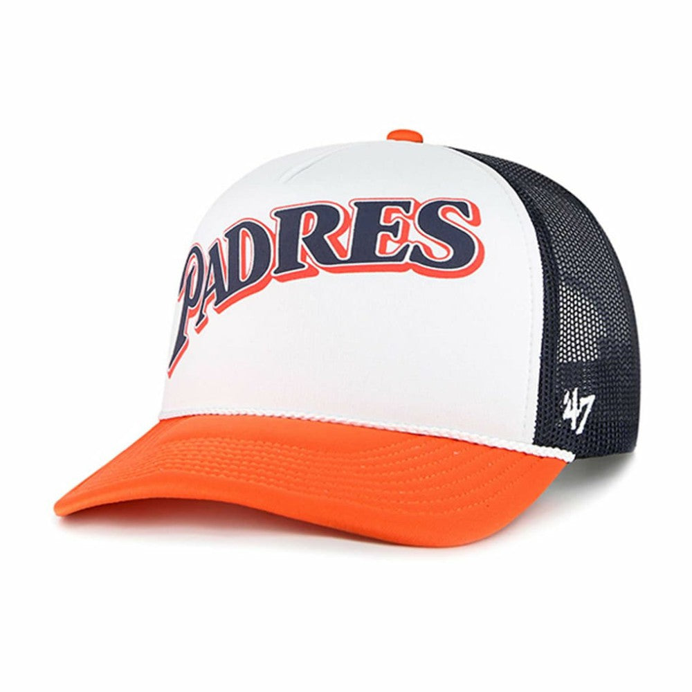 San Diego Padres '47 Foam Front Script Trucker Snapback Hat - MLB