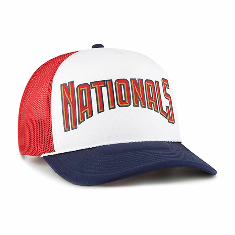 Washington Nationals '47 Foam Front Script Trucker Snapback Hat - MLB