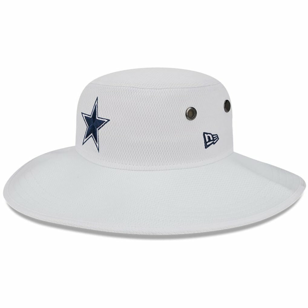 Dallas Cowboys New Era 2023 NFL Training Camp Panama Bucket Hat White | NFL
