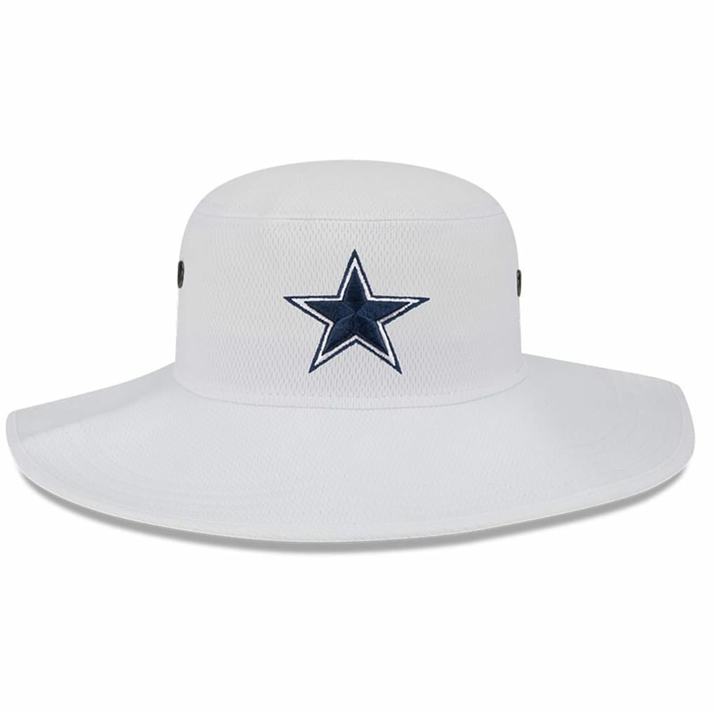 Dallas Cowboys New Era 2023 NFL Training Camp Panama Bucket Hat White | NFL