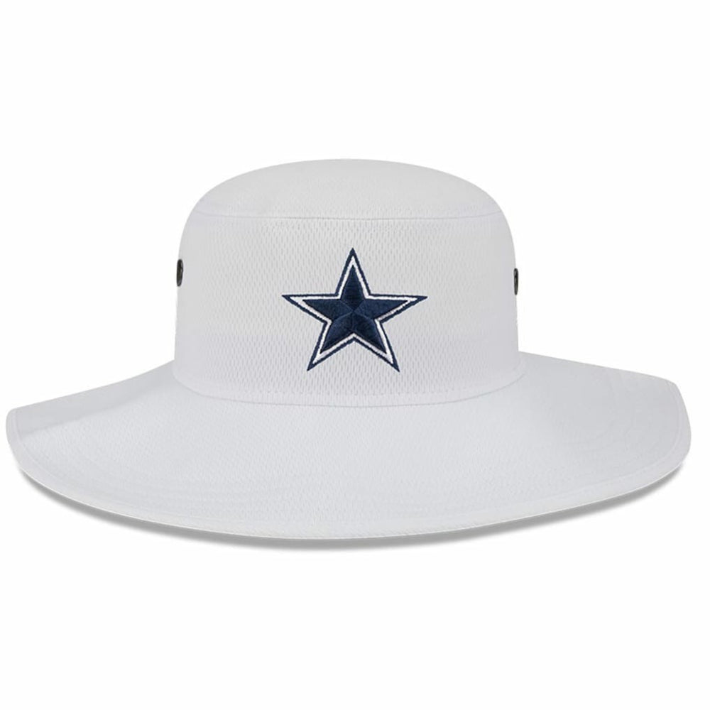 Dallas Cowboys New Era 2023 NFL Training Camp Panama Bucket Hat White | NFL